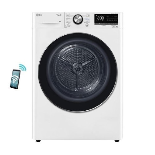 ΣΤΕΓΝΩΤΗΡΙΟ ΕΛΕΥΘΕΡΟ 60CM LG RH80V9AV2N (8KG / C / Wi-Fi)